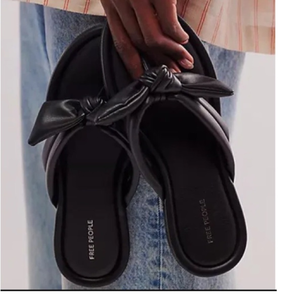 FP Collection - Brynn Bow Sandals Size 38 - Picture 3 of 6